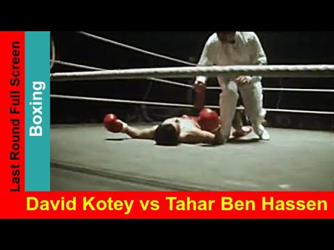 David "Poison" Kotey vs Tahar Ben Hassen, Widescreen Match Highlights, Boxing Title R1 Knockout
