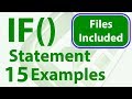 15 IF Statement Examples in Excel - Simple to Advanced - Workbook Included