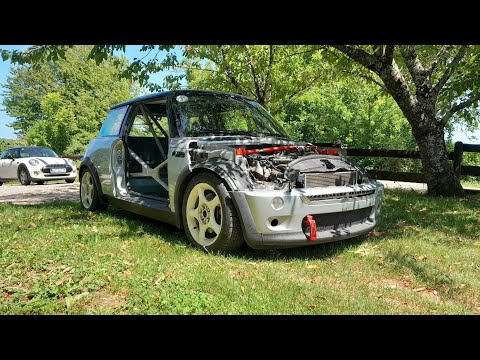 Mini Cooper R50 - 857 kg!? - budget race car walkaround...