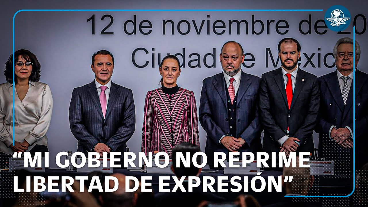 Sheinbaum: gobierno no reprime ni censura, defiende la libre expresión #EnPortada