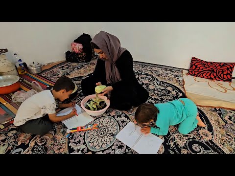 The heavy burden of poverty on Hamida's shoulders: Deprivation of children from education