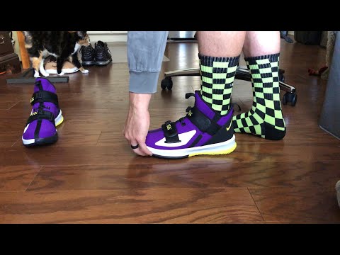 Lebron Soldier 13 on Foot!  How they fit!
