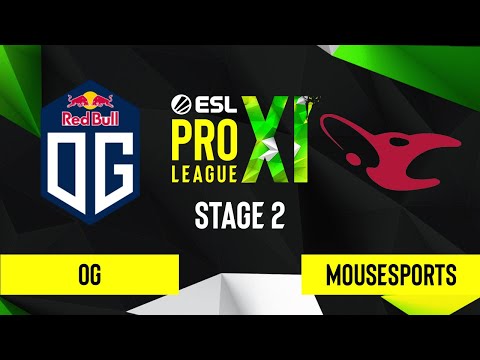CS:GO - mousesports vs. OG [Nuke] Map 1 - ESL Pro League Season 11 - Stage 2