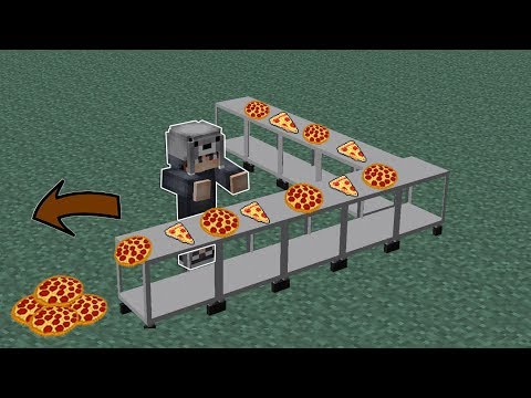 PİZZA FABRİKASI YAPIYORUZ! - Minecraft