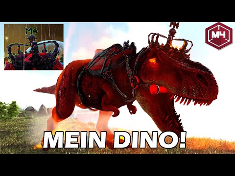 MEIN ERSTER EIGENER M4 DINO! 😍 VIEL ZU STARK 😂 ZWEI BIONIC MAGMASAURUS! NOKI! 😓 - ARK Devin Fo.50