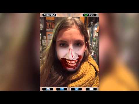 ZombieFaced Scary Zombie Booth Video