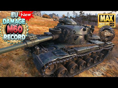 M60 EU record with 13k damage & Fadin´s medal - World of Tanks