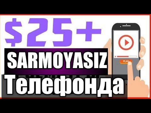 SARMOYASIZ TELEFONDA 25$ PUL CHIQARDIK INTERNETDA BOMBA PUL ISHLASH 2022 AIRDROP