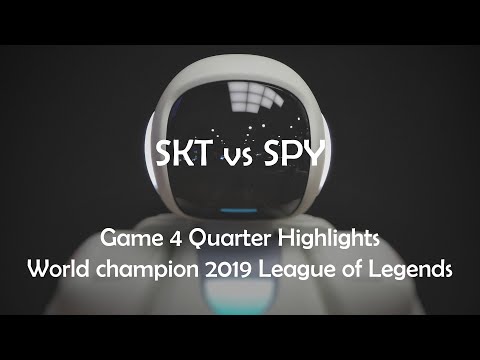 [Highlight AI] SKT vs SPY Game 4 Quarter Highlights World champion 2019 League of Legends