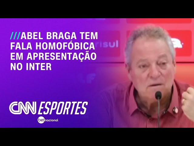 Abel Braga tem fala homofóbica em apresentação no Inter | LIVE CNN