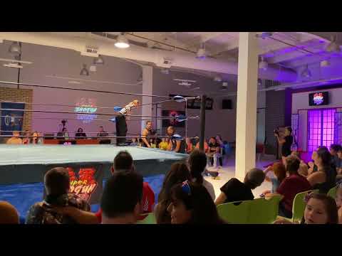 Super shogun wrestling: Samurai slam. Cesar Ashur Vs Christian Cross