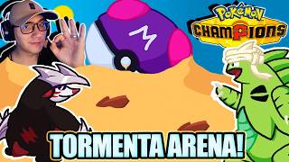 Equipo de Tormenta Arena 🔥 Mega Tyranitar + Excadrill DESTROZAN | Pokémon Champions