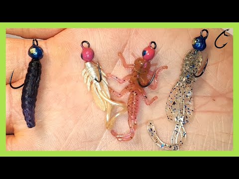 How to make an ultra light jig head - diy handmade jighead making for ultralight soft lure fishing