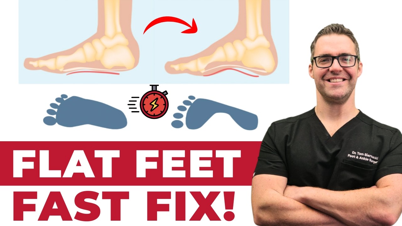Reverse Flat Feet & Overpronation FAST [FIX Knee, Hip & Back Pain]