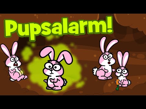 ♪ ♪ Kinderlied lustig Pupsalarm | Pupslied - Wie pupsen Tiere? - Hurra Kinderlieder