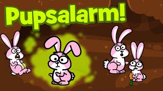 ♪ ♪ Kinderlied lustig Pupsalarm | Pupslied - Wie pupsen Tiere? - Hurra Kinderlieder