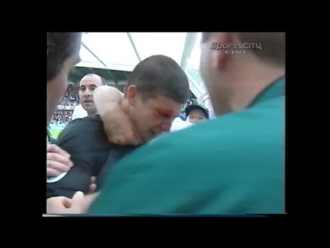 Referee attacked at Euro 2000