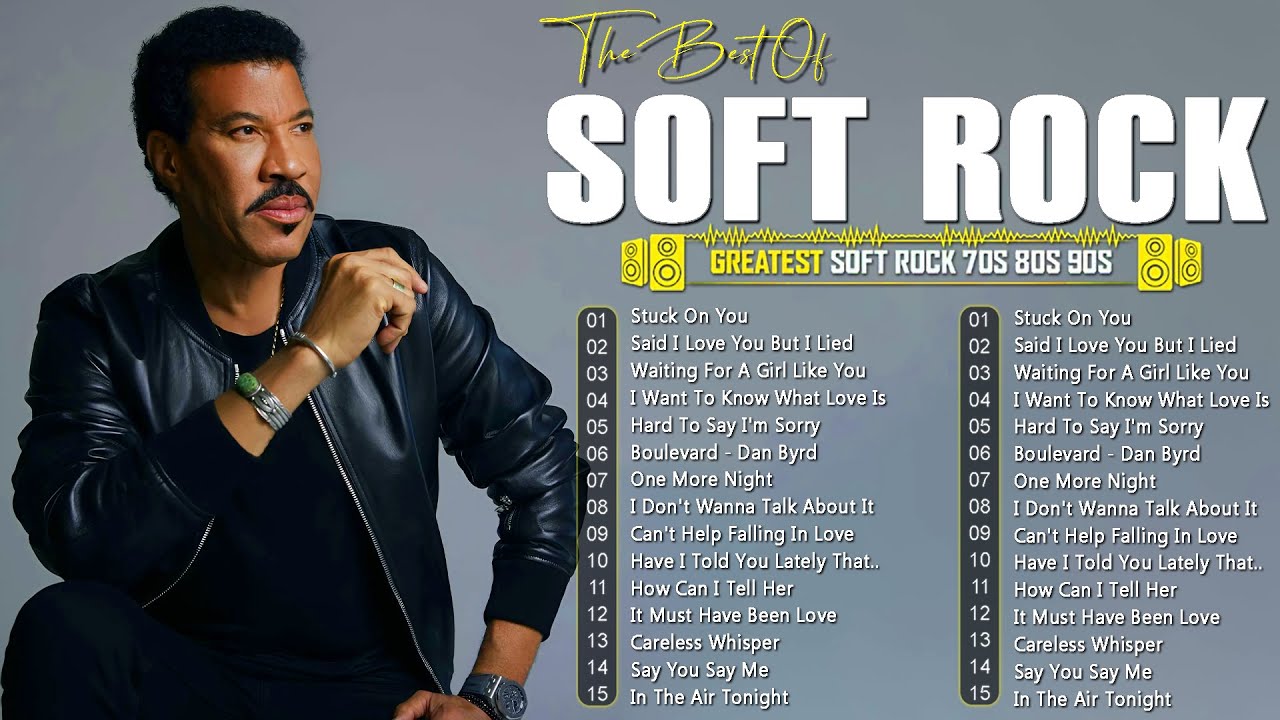 Lionel Richie, Michael Bolton, Rod Stewart, Phil Collins - Most Old Beautiful Soft Rock Love Songs