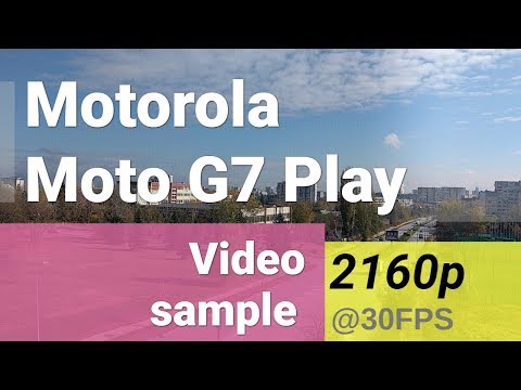 Motorola Moto G7 Play 2160p video sample