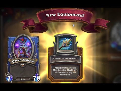hearthstone mercenaries queen azshara heroic (for azshara's 3rd equipment)