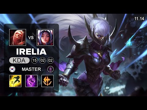 Irelia Top vs Vladimir - EUW Master Patch 11.14