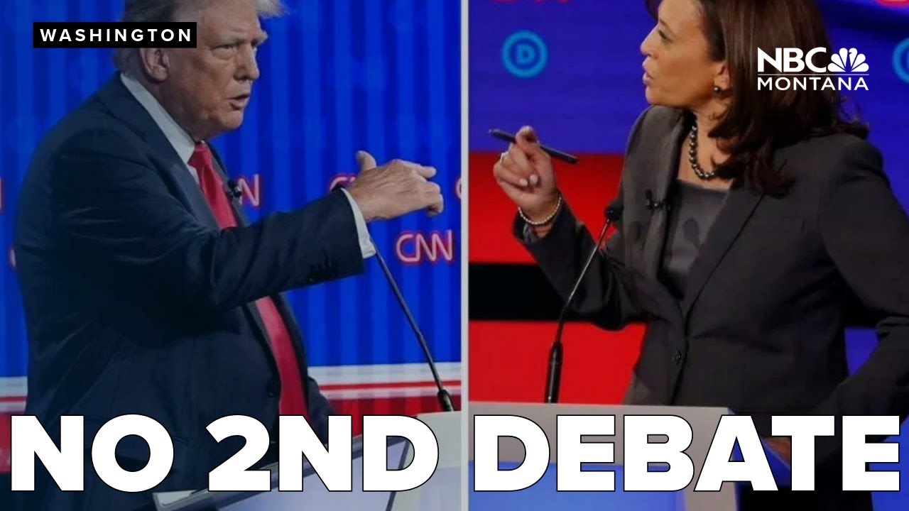 Trump says no 2nd debate with Harris, says only losers call for a rematch