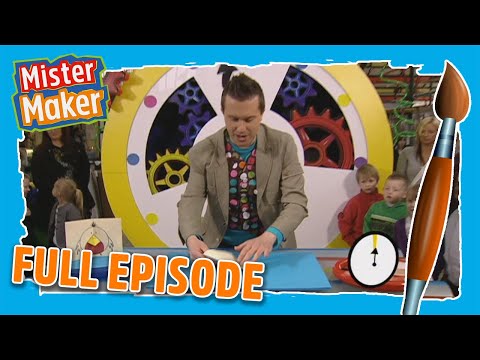 Watery Paint Patterns! | Episode 19 | FULL EPISODE | Mister Maker: Comes To Town