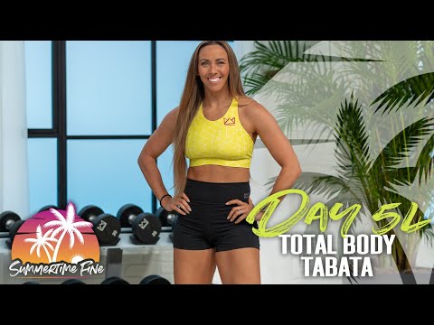 30 Minute Total Body Tabata Sweat Workout | Summertime Fine - Day 54