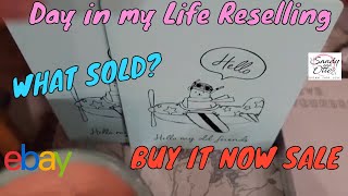Double The Deals: 2 Live Sales In 1 Day! Buy It Now Sale | What Sold Vlog | Full-Time Reseller
