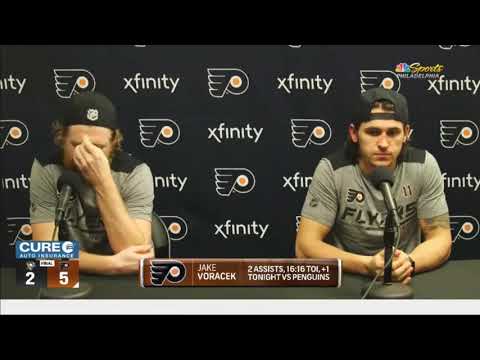 [UNCENSORED] Flyers Jakub Voracek Calls Mike Sielski F--king Sh-t Writer