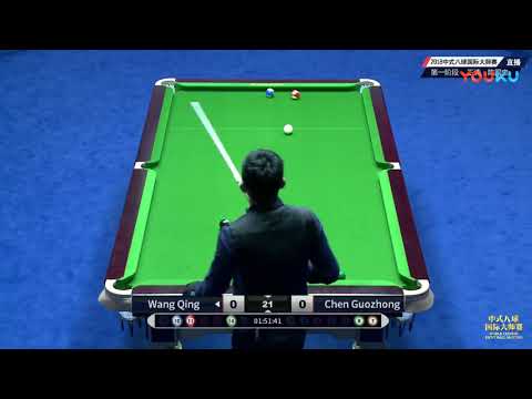 Wang Qing VS Chen Guozhong - World Chinese 8 Ball Masters Tour 2018-2019 Stop 3 Shuangyashan