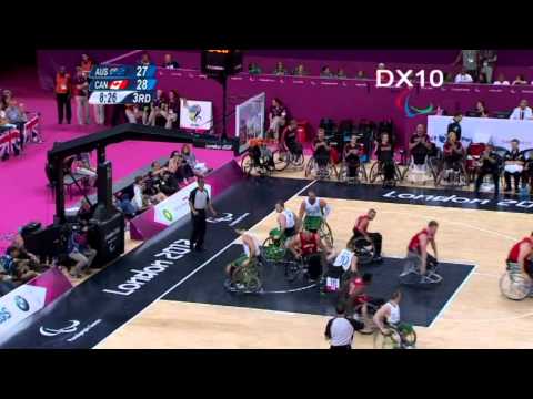 Wheelchair Basketball - CAN vs AUS 2012 Paralympic Gold Medal Game Highlights