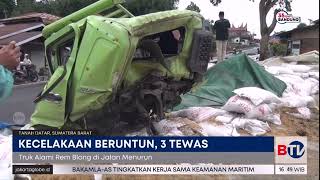 Download lagu Kecelakaan Beruntun di Lintas Padang Panjang-Bukit Tinggi, 3 Tewas mp3