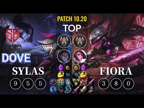 SB Dove Sylas vs Fiora Top - KR Patch 10.20