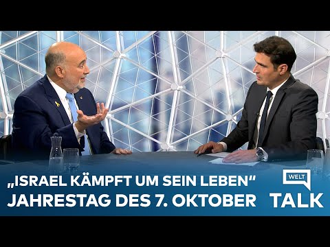 WELT TALK SPEZIAL: Israels Botschafter Ron Prosor zum Jahrestag des Hamas Terrors am 7. Oktober 2023