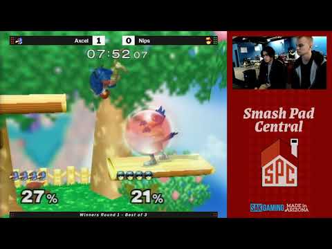 SPC 132 WR1 - Axcel (Falco) vs Nips (Captain Falcon)