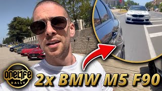 2x BMW M5 prema Portonovi, CG | One Life Rally Vlog #4