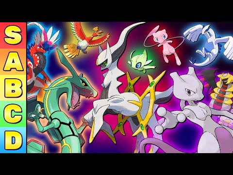 Every LEGENDARY Pokémon: Weakest to Most Powerful (TIER LIST!)