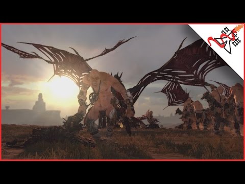 80 ZOMBIE DRAGONS vs 80 GIANTS - Total War: WARHAMMER