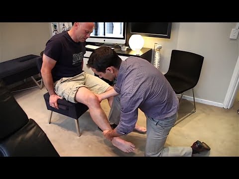 Dr. Ian - Painful LOCKED KNEE, MANISCUS Injury - FIXED by Gonstead Chiropractic