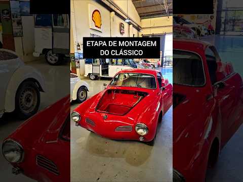 Agora ele começa a ganhar vida novamente! Karmann Ghia 1970 Vermelho Montana 🛠
