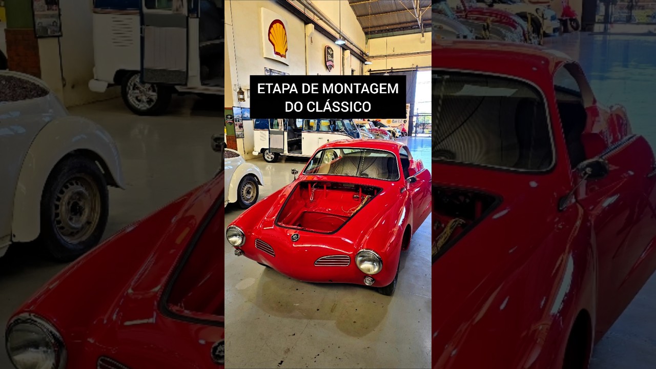 Agora ele começa a ganhar vida novamente! Karmann Ghia 1970 Vermelho Montana 🛠