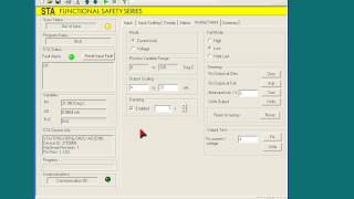 STA TPRG Configuration Software Tutorial Analog Output Tab
