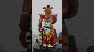 GLAMROCK FREDDY BOOTLEG VS ORIGINAL from FUNKO, SECURITY BREACH FIGURES FROM FNAF