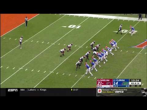 2018 USC vs Florida - Deebo Samuel Punt Fumble Recovery