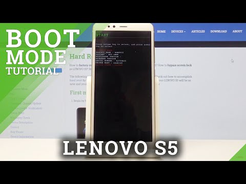 How to Enable Boot Mode in Lenovo S5 - Enter / Quit Boot Mode