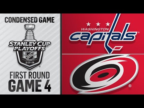 04/18/19 First Round, Gm4: Capitals @ Hurricanes