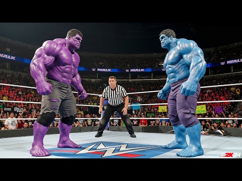 PURPLE HULK vs BLUE HULK - EPIC BATTLE 