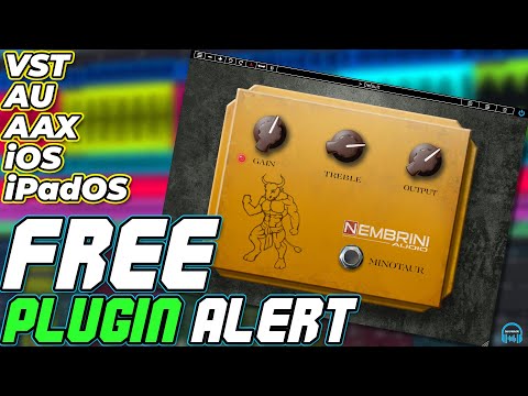 FREE PLUGIN ALERT - Nembrini Audio CLON MINOTAUR Guitar Overdrive Pedal (Windows, Mac, & iOS)