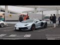 BRAND NEW Lamborghini Aventador SVJ Vs Pagani Zonda Anija Daikoku PA Meet